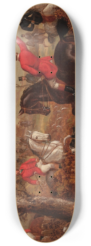 Edward Benjamin Herberte - Sporting Scene 8.25 inch art skate deck