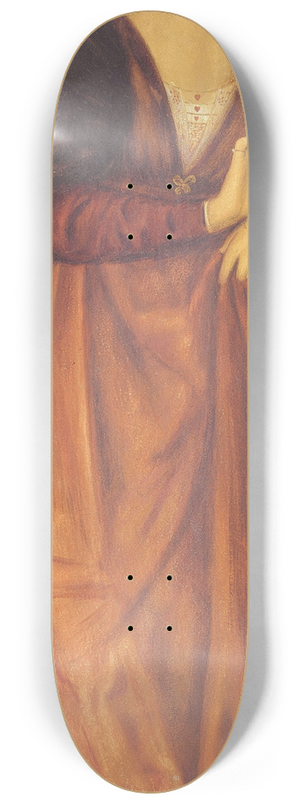 Edward Clifford - Fatima, Bluebeards wife 8.25 inch art skate deck