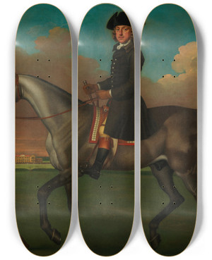 Triptych art skateboard deck of James Seymour Portrait Of A Horseman by James Seymour (1697-1752) Triptych art skateboard deck of James Seymour Portrait Of A Horseman by James Seymour (1697-1752)