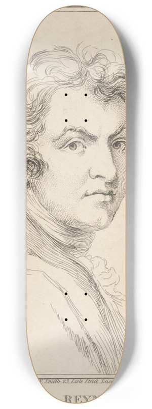Edward Edwards - Sir Joshua Reynolds, P. R. A. 8.25 inch art skate deck