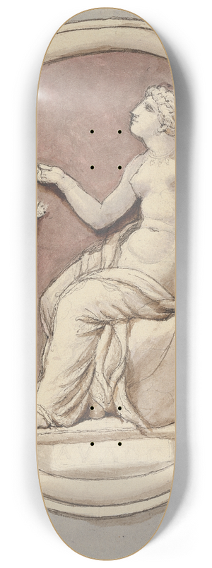 Edward Francis Burney - Venus and Cupid 8.25 inch art skate deck