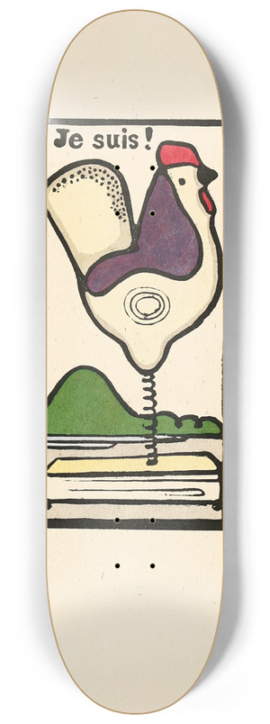 Edward Gordon Craig - The Cock 8.25 inch art skate deck