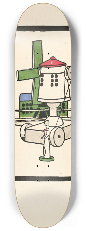 Edward Gordon Craig - The Mill 8.25 inch art skate deck