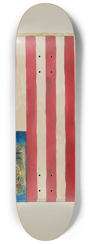 Edward Grant - Flag  Mexican War 8.25 inch art skate deck