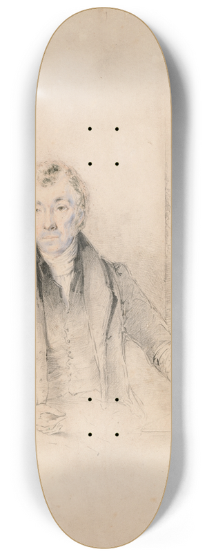 Edward Hayes - Michael Banim, Father of the Novelists Michael and John Banim 8.25 inch art skate deck