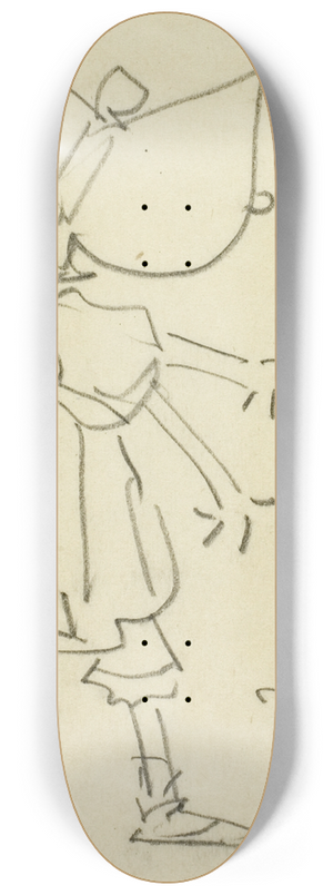 Edward Henry Corbould - Girl in Bonnet 8.25 inch art skate deck Edward Henry Corbould - Girl in Bonnet 8.25 inch art skate deck