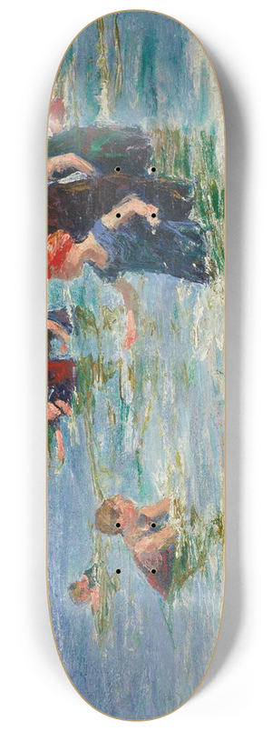 Edward Henry Potthast - Beach Scene 8.25 inch art skate deck