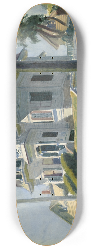 Edward Hopper - Haskells House 8.25 inch art skate deck