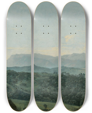 Triptych art skateboard deck of Jeanjosephxavier Bidauld Extensive Mountainous Landscape by Jean Joseph Xavier Bidauld (1758-1846) Triptych art skateboard deck of Jeanjosephxavier Bidauld Extensive Mountainous Landscape by Jean Joseph Xavier Bidauld (1758-1846)