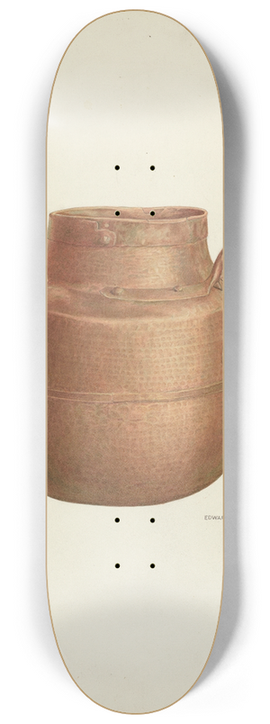 Edward Jewett - Copper Kettle 8.25 inch art skate deck