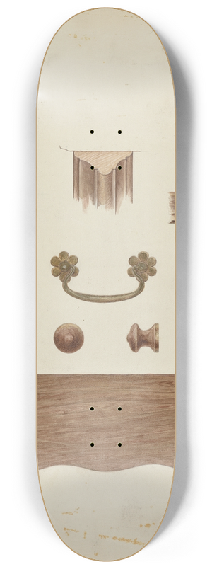 Edward Jewett - Cupboard for Corner 8.25 inch art skate deck Edward Jewett - Cupboard for Corner 8.25 inch art skate deck
