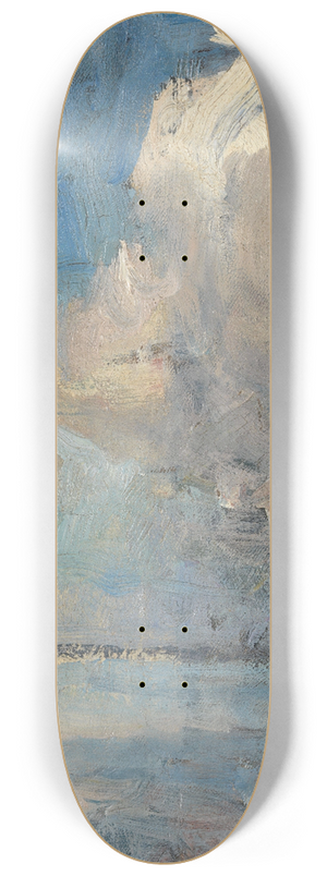 Albert Baertsoen - Clouds over the Sea 8.25 inch art skate deck
