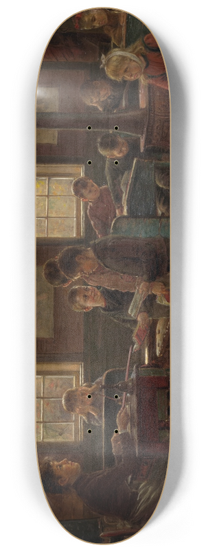 Edward Lamson Henry - A CountrySchool 8.25 inch art skate deck Edward Lamson Henry - A CountrySchool 8.25 inch art skate deck