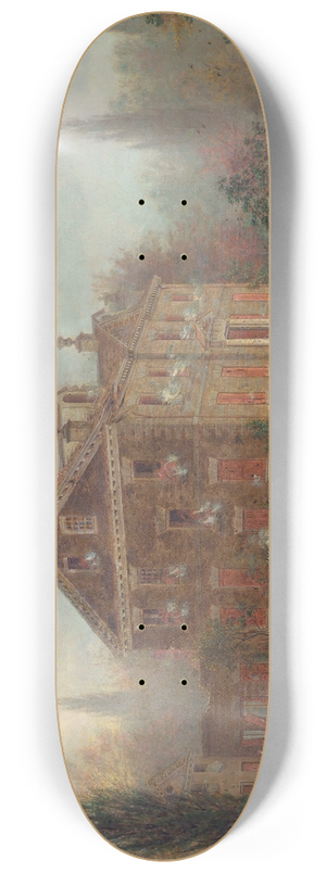 Edward Lamson Henry - The Attack on Chews House during the Battle of Germantown, 1777 8.25 inch art skate deck