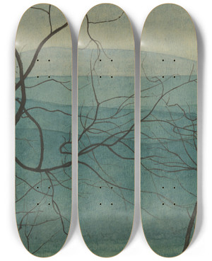 Triptych art skateboard deck of Lon Spilliaert Boomtakken by Leon Spilliaert (1881-1946) Triptych art skateboard deck of Lon Spilliaert Boomtakken by Leon Spilliaert (1881-1946)