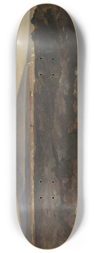 Edward Lear - Catania and Mount Etna 8.25 inch art skate deck Edward Lear - Catania and Mount Etna 8.25 inch art skate deck