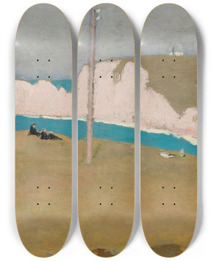 Triptych art skateboard deck of Maurice Denis Tretat by Maurice Denis (1870-1943) Triptych art skateboard deck of Maurice Denis Tretat by Maurice Denis (1870-1943)