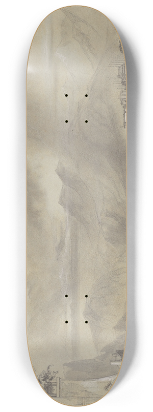 Edward Lear - Isola Bella, Lago Maggiore 8.25 inch art skate deck