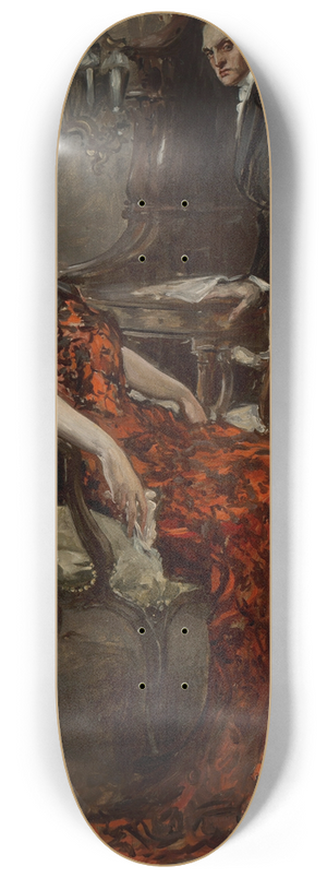 Albert Beck Wenzell - The Argument 8.25 inch art skate deck