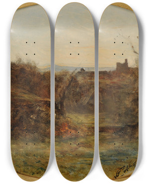 Triptych art skateboard deck of Franoisauguste Ravier Champfond Crmieu by Franois-Auguste Ravier (1814-1895) Triptych art skateboard deck of Franoisauguste Ravier Champfond Crmieu by Franois-Auguste Ravier (1814-1895)