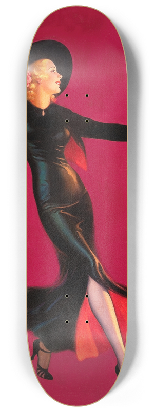 Edward Mason Eggleston - In the Spotlight 8.25 inch art skate deck Edward Mason Eggleston - In the Spotlight 8.25 inch art skate deck
