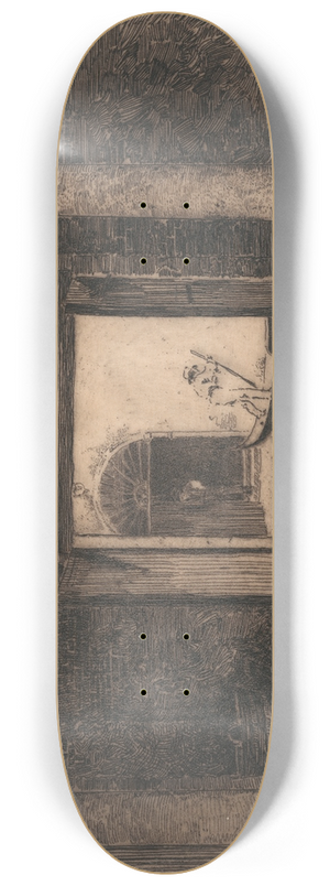 Edward Millington Synge - Cortes Pasqualigo 8.25 inch art skate deck Edward Millington Synge - Cortes Pasqualigo 8.25 inch art skate deck