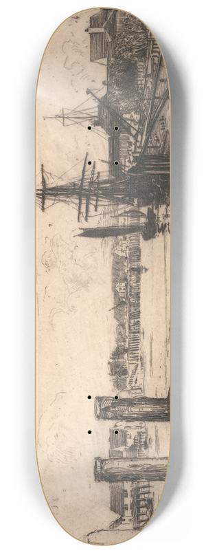 Edward Millington Synge - Littlehampton 8.25 inch art skate deck Edward Millington Synge - Littlehampton 8.25 inch art skate deck