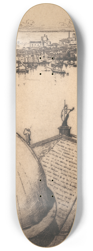 Edward Millington Synge - Venice from the Campanile 8.25 inch art skate deck Edward Millington Synge - Venice from the Campanile 8.25 inch art skate deck