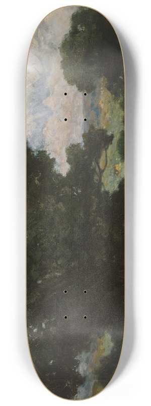 Edward Mitchell Bannister - Landscape 8.25 inch art skate deck