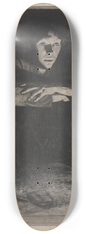 Albert Besnard - In the Ashes 8.25 inch art skate deck