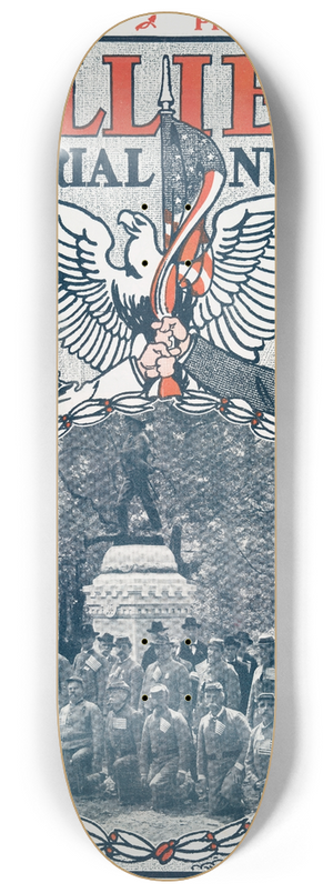 Edward Penfield - Colliers, Memorial Number 8.25 inch art skate deck Edward Penfield - Colliers, Memorial Number 8.25 inch art skate deck