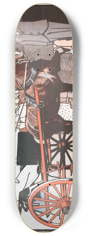 Edward Penfield - Harpers August 8.25 inch art skate deck