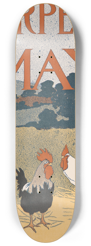 Edward Penfield - Harpers May 8.25 inch art skate deck Edward Penfield - Harpers May 8.25 inch art skate deck