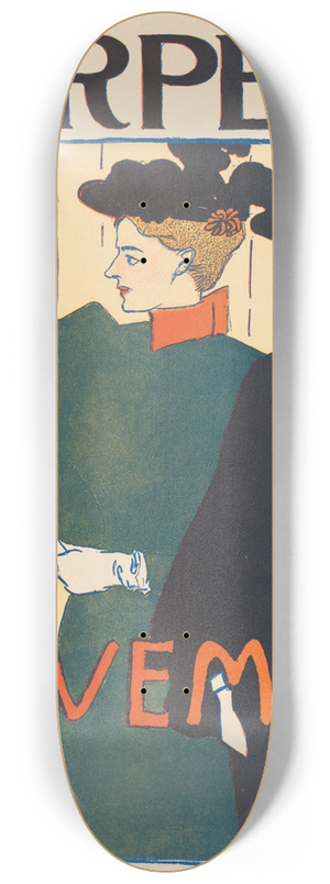 Edward Penfield - Harpers November 8.25 inch art skate deck Edward Penfield - Harpers November 8.25 inch art skate deck