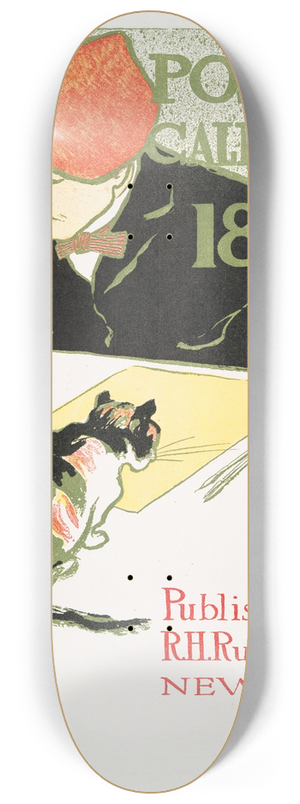 Edward Penfield - Posters Calendar 1897 8.25 inch art skate deck