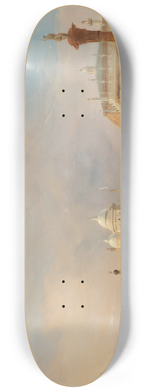 Edward Pritchett - Santa Maria della Salute viewed from St Marks 8.25 inch art skate deck
