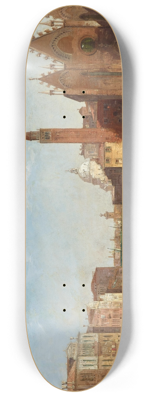 Edward Pritchett - Venice, A View of the Grand Canal 8.25 inch art skate deck