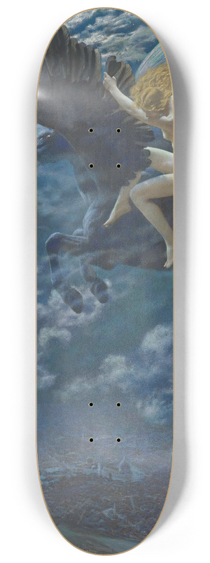 Edward Robert Hughes - Dream Idyll (A Valkyrie) 8.25 inch art skate deck
