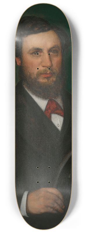 Edward Robert Hughes - Portrait of Thomas Webb 8.25 inch art skate deck
