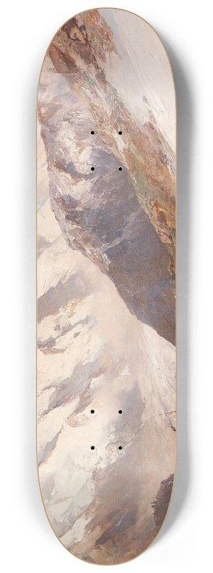 Edward Theodore Compton - Blick auf die Nordseite des Groglockners 8.25 inch art skate deck