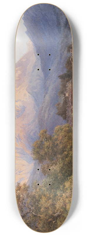 Edward Theodore Compton - Hoher Gll, Berchtesgaden 8.25 inch art skate deck