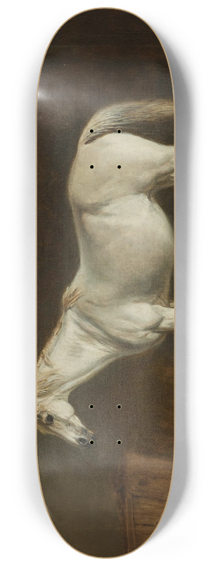 Edward Troye - Reel with Gray Racehorse 8.25 inch art skate deck