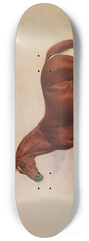 Edward Troye - War Dance in a Landscape 8.25 inch art skate deck