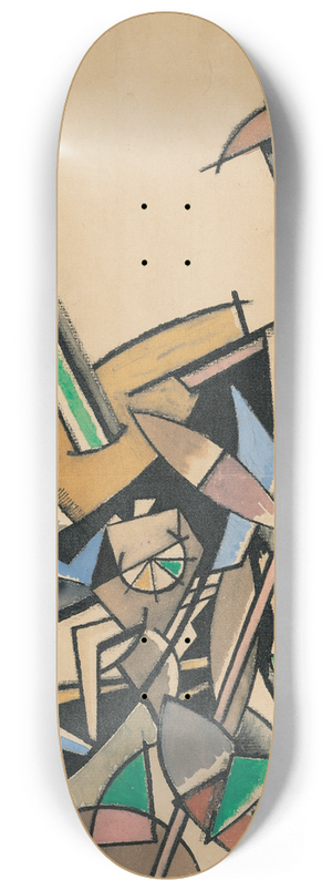 Edward Wadsworth - Study for Cape of Good Hope 8.25 inch art skate deck