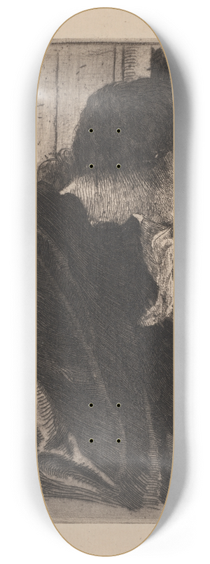 Albert Besnard - Sadness 8.25 inch art skate deck