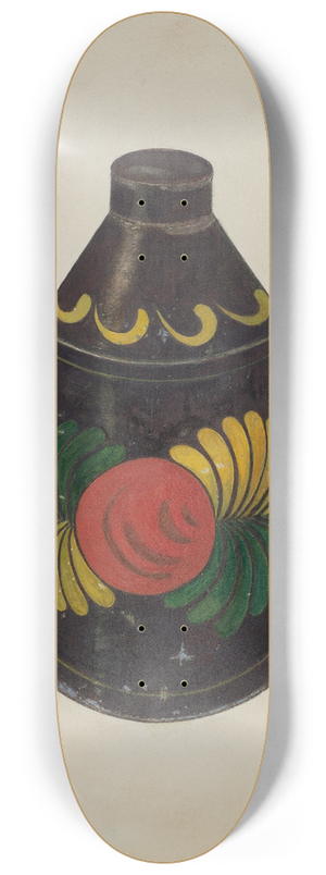 Edward White - Toleware Tea Cannister 8.25 inch art skate deck