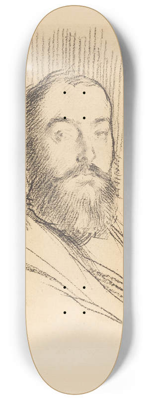Albert Besnard - Self-Portrait 8.25 inch art skate deck