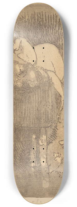 Albert Besnard - Sorrow (Chagrin) 8.25 inch art skate deck Albert Besnard - Sorrow (Chagrin) 8.25 inch art skate deck