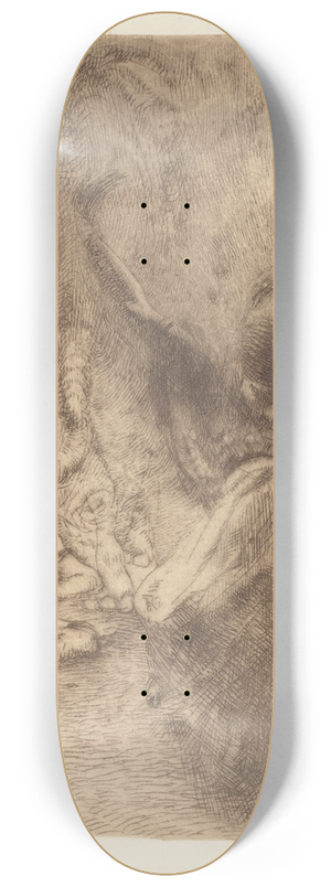 Albert Besnard - The Dancer of Tanjore (La bayadre de Tanjore) 8.25 inch art skate deck
