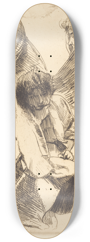 Albert Besnard - Three Veiled Women (Trois femmes voiles) 8.25 inch art skate deck